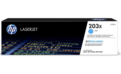 HP 203X (CF541X) Original Toner Cyan with high yield for HP LaserJet Pro M254, XL