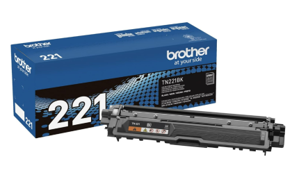 Brother Genuine Standard Yield Toner Cartridge, TN221BK, Replacement Black Toner, Page Yield Upto 2,500 Pages, Amazon Dash Replenishment Cartridge, TN221