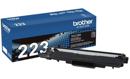 Brother Genuine TN223BK, Standard Yield Toner Cartridge, Replacement Black Toner, Page Yield Up to 1,400 Pages, TN223, Amazon Dash Replenishment Cartridge