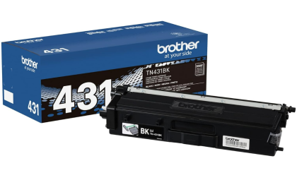 Brother Printer TN431BK Standard Yield Toner-Retail Packaging , Black