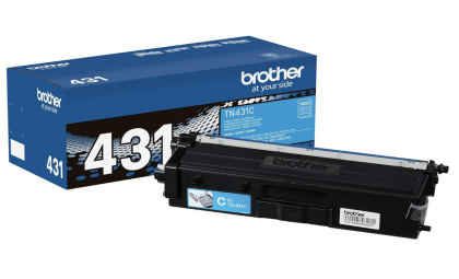 Brother Printer TN431C Standard Yield Toner-Retail Packaging , Cyan
