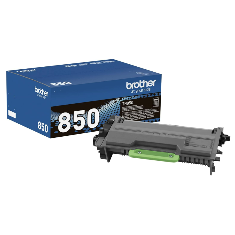 Brother Genuine High Yield Toner Cartridge, TN850, Replacement Black Toner, Page Yield Up To 8, 000 Pages, Amazon Dash Replenishment Cartridge