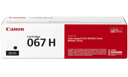 Canon Genuine 067 Black Toner Cartridge High Capacity Compatible with LBP633Cdw, LBP632Cdw, MF652Cdw, MF653Cdw, MF654Cdw, MF656Cdw