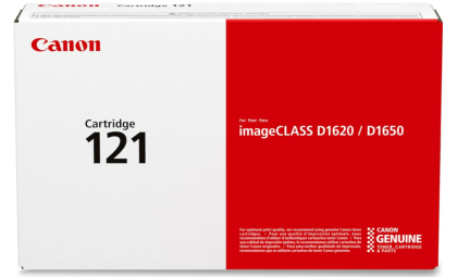 Canon Genuine 121 Black Toner Cartridge Compatible with D1650, D1620
