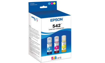 EPSON 542 EcoTank Ink Ultra-high Capacity Bottle Color Combo Pack (T542520-S) Works with EcoTank Pro ET-5150, ET-5170, ET-5180, ET-5800, ET-5850, ET-5880, ET-16600, ET-16650