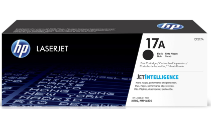 HP 17A Black Toner Cartridge | Works with HP LaserJet Pro M102 Series, HP LaserJet Pro MFP M130 Series | CF217A