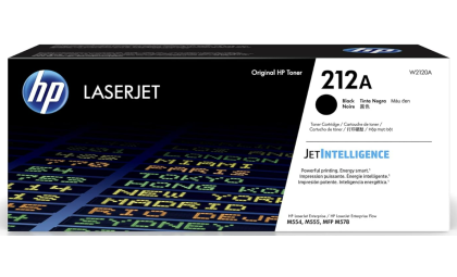 HP 212A Black Toner Cartridge for HP Printers | Works with Color LaserJet Enterprise M554, M555 Series; Color LaserJet Enterprise MFP M578 Series | W2120A