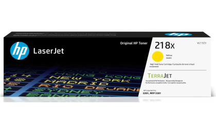 HP 218X Yellow High-Yield Toner Cartridge | Works with Color Laserjet Pro 3201, MFP 3301 Series | W2182X