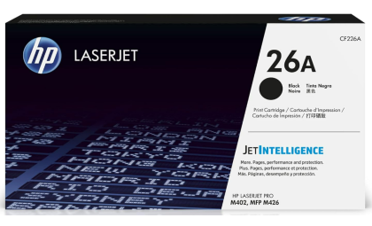 HP 26A Black Toner Cartridge for HP Printers | Works with LaserJet Pro M402 Series; LaserJet Pro MFP M426 Series | CF226A