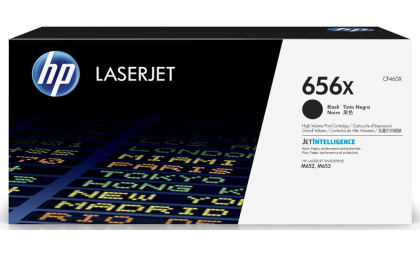 HP 656X Black High-yield Toner Cartridge | Works with HP Color LaserJet Enterprise M652, M653 Series | CF460X