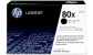 HP 80X Black High-yield Toner Cartridge for HP Printers | Works with LaserJet Pro 400 M401, M425 Series | CF280X