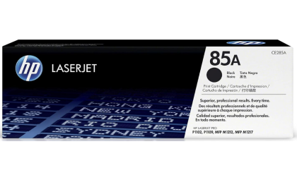 HP 85A Black Toner Cartridge for HP Printers | Works with Printer Series: LaserJet Pro P1102, P1109; LaserJet Pro MFP M1212, M1217 | CE285A