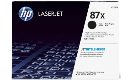 HP 87X Black High-yield Toner Cartridge | Works with HP LaserJet Enterprise M506 Series, HP LaserJet Enterprise MFP M527 Series, HP LaserJet Pro M501 Series | CF287X