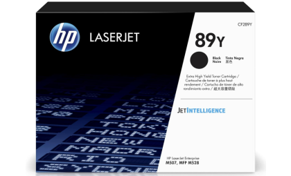 HP 89Y Black Extra High-yield Toner Cartridge for HP Printers | Works with Printer Series: LaserJet Enterprise M507, LaserJet Enterprise MFP M528 | CF289Y