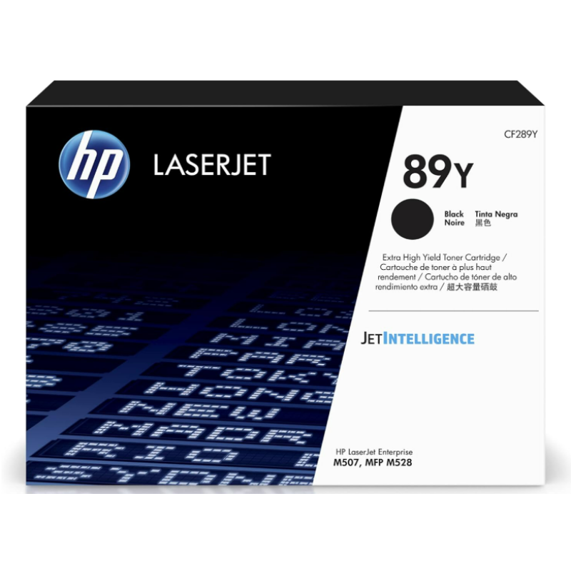 HP 89Y Black Extra High-yield Toner Cartridge for HP Printers | Works with Printer Series: LaserJet Enterprise M507, LaserJet Enterprise MFP M528 | CF289Y