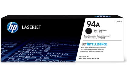 HP 94A Black Toner Cartridge | Works with HP LaserJet Pro M118 Series; HP LaserJet Pro MFP M148, M149 Series | CF294A