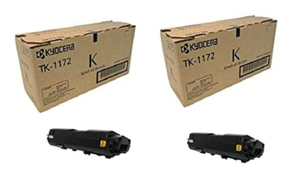 Kyocera TK-1172 Toner Cartridge 2 Pack for M2640idw with Yield 7200 Pages in Retail Packaging