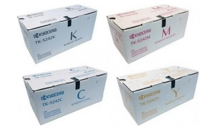 TK5242K 1T02R70US0 Genuine Kyocera Toner Value Pack, B/C/M/Y